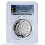 Marshall Islands 50 dollars Corregidor Philippines PR 69 PCGS silver coin 1992
