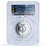 Uruguay 1000 pesos Chamber Commerce Mare Liberum Art PR 70 PCGS silver coin 2017