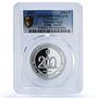 Uruguay 1000 pesos Navy La Fortuna Ship Clipper PR 70 PCGS silver coin 2017