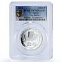 Uruguay 1000 pesos Fray Bentos Landscape UNESCO PR 70 PCGS silver coin 2016