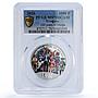 Uruguay 1000 pesos Murga Carnival Festival Culture MS 70 PCGS silver coin 2020