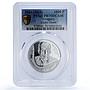 Uruguay 1000 pesos Eladio Dieste Church Atlandita PR 70 PCGS silver coin 2021