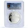 Philippines Manila Bay Casino Fantasy Token 100 PR 70 PCGS silver 1978 - 1980 FM