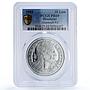 Honduras 10 lempiras Pattern Aluminum Alloy X#1d.1 PR 69 PCGS RE coin 1995