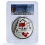 Niue 1 dollar Shenzhou Launch China Rocket Space PR 68 PCGS silver coin 2005