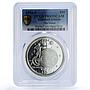 Marshall Islands 50 dollars Moon Solar System Space PR 69 PCGS silver coin 1994
