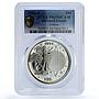 Marshall Isl. 50 dollars Uranus Solar System Space PR 69 PCGS silver coin 1994