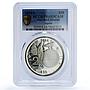 Marshall Isl. 50 dollars Jupiter Solar System Space PR 68 PCGS silver coin 1994