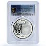 Marshall Isl. 50 dollars The Sun Solar System Space PR 69 PCGS silver coin 1994