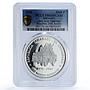 Saharawi 5000 pesetas Proclamation Republic Jeep Car PR 66 PCGS silver coin 1996