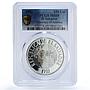 El Salvador 150 colones Discovery America KM-160 Ship MS 69 PCGS silv. coin 1992
