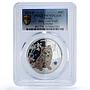 Tuvalu 50 cents Grey Wolf Forest Babies KM-213 Fauna PR 70 PCGS silver coin 2013