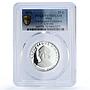 Haiti 25 gourdes Christopher Columbus Colomb KM-102 PR 70 PCGS silver coin 1973