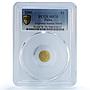 Palau 1 dollar Augustus Aureus Restrike KM-235 MS 70 PCGS gold coin 2009