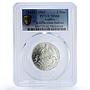 Austria 2 ducat Ferdinand Karl 1642 Restrike X#M29a MS 66 PCGS silver coin 1963