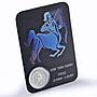 Transnistria 500 roubles Sagittarius Zodiac Signs KM-72 silver coin 2005