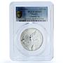 Mexico 1/2 onza Libertad Angel of Independence KM-612 MS69 PCGS silver coin 1996