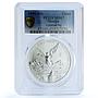 Mexico 1 onza Libertad Angel of Independence KM-613 MS 67 PCGS silver coin 1999