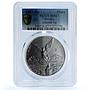 Mexico 1 onza Libertad Angel of Independence KM-639 MS 67 PCGS silver coin 2007
