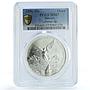 Mexico 1 onza Libertad Angel of Independence KM-613 MS 67 PCGS silver coin 1996