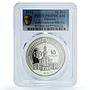 Ukraine 10 hryvnias Ivano-Frankivsk KM-673 Church PR 69 PCGS silver coin 2012