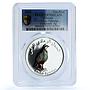 Oman 1 rial Chukar Partridge KM-184 Bird Fauna PR 70 PCGS silver coin 2009