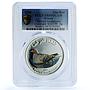 Oman 1 rial Spotted Sandgrouse KM-190 Bird Fauna PR 69 PCGS silver coin 2009