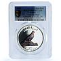 Oman 1 rial Laughing Dove KM-189 Bird Fauna PR 69 PCGS silver coin 2009