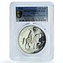 Albania 10 leke Skanderbeg's Death KM-50.1 Horseman PR 66 PCGS silver coin 1968
