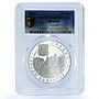 Belarus 20 roubles Grodno KM-352 City Fortress PR 69 PCGS silver coin 2007