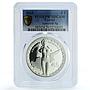 Cyprus 5 euros Aphrodite KM-103 Statue Mythology PR 70 PCGS silver coin 2015