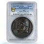Italy Mussolini Capture Addis Abeba Ababa Ethiopia PCGS bronze medal 1936