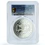 Kazakhstan 500 tenge Shanghai Cooperation SCO KM-254 PR 70 PCGS silver coin 2011