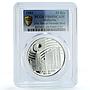 Malaysia 30 ringgit National Bank KM-46 Architecture PR 69 PCGS silver coin 1989