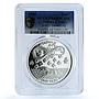 Taiwan 1 tael California Mint X#660 Dragon Horse PR 68 PCGS silver coin 1992