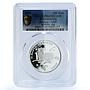 Transnistria 100 roubles Aries KM-64 Zodiac Signs PR 69 PCGS silver coin 2005