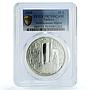 Turkey 40 lira Mediterranean Adana Antalya KM-1230 PR 70 PCGS silver coin 2008