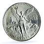 Mexico 1 onza Libertad Angel of Independence KM-494.1 Bullion silver coin 1987