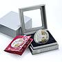 Macau 20 patacas Year of the Ox KM-145 Lunar Calendar Bull silver coin 2009