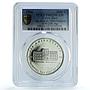 Costa Rica 3000 colones San Juan Hospital KM-234 PR 62 PCGS silver coin 1994