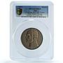 Italy Benito Mussolini Morbiducci Casolari III-1 MS 65 PCGS bronze medal 1925