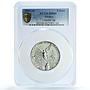 Mexico 2 onzas Libertad Angel of Independence KM-614 MS 66 PCGS silver coin 1999