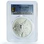Mexico 1 onza Libertad Angel of Independence KM-613 MS 69 PCGS silver coin 1999