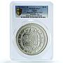 Spain 50 reales 1618 A Restrike Segovia Calico-1002 SP 67 PCGS silver coin ND