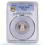 Bulgaria 20 stotinki Ferdinand I KM-26 MS 63 PCGS CuNi coin 1913
