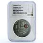 Niue 1 dollar Kaliningrad KM-204 Amber Route City MS 70 NGC silver coin 2008