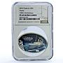 Cook Islands 5 dollars Titanic KM-1376 Ship Liner PF 69 NGC silver coin 2012