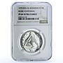 UAE Ras al-Khaimah 7,5 riyals Rome Centennial KM-17 PF 64 NGC silver coin 1970