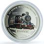 Paraguay 1 guarani Ibero-American Railways KM-227 Trains proof silver coin 2020