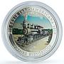 Guatemala 1 quetzal Ibero-American Railways KM-297 Trains proof silver coin 2019